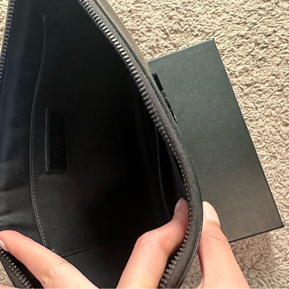 Authentic YSL pouch in all black - Picture 5 of 10